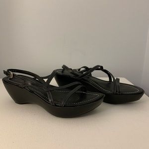 Donald J Pliner strappy wedge sandals